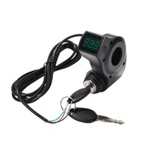 전동 실린더 전기 파워 삼면 포장기 에어 도어 공압 KUGOO M4 PRO 스타터 스위치 잠금 키 킥 스쿠터 교체 부품용 2 키가있는 점화 장치, 1pc