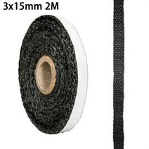 2m * 15/10mm 고밀도 유리 섬유 로프 우드 스토브 히터 도어 씰 안티 온도 상업 오븐 부품, 협력사, 15mm 3mm