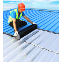 자착식 방수 시트 막 호일 지붕 옥상 누수 방지 보수 바닥, 고무점착 1m x 14.5m (1.8mm)