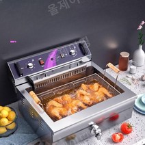 업소용 전기 튀김기 주방기구 치킨 상업용 프라이 감자 20L 대용량, 301V 30L 업그레이드