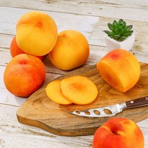 [초록자연] 황도 복숭아 4kg (11-13과) (왕특) 선물용, 상세 참조