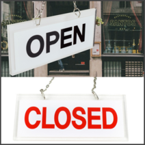 양면표지판 오픈클로즈 오픈클로스OPEN CLOSED 실내사인물 표찰