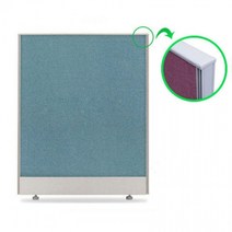 가구샘 PVC 파티션 H1800 원톤 밝은프레임 OG1052, H1800xW700/PW503