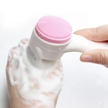 오엠티 실리콘 세안 얼굴 블랙헤드 피지 모공 클렌징브러쉬, 블루