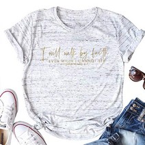 Faith Shirt Christian T Summer Graphic Tees Women Bible Verse Harajuku Easter Gift Goth Clothes, [02] M, [02] sk9198-d3