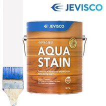 제비스코 아쿠아스테인 3.7L 목제용페인트 친환경 수성페인트, 05.502 티크 3.7L