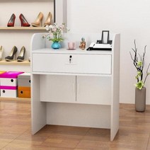 지폐계수기 바 테이블 금전 등록기 작은 카운터 현대 슈퍼마켓 편의점 의류 매장 이발소 리셉션 데스크, [02] 80x40x92 2, 02 80x40x92 2