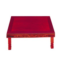 단청공예 몰도 정사각 직사각 교자상, 엔틱:75x75