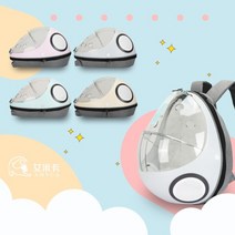 고양이 강아지 캐리어 백팩 가방 야외 여행 새로운 귀여운 투명 자동차, 팬