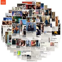 클래식 영화 스티커 영화 그래피티 방수 스티커 세트 64 매