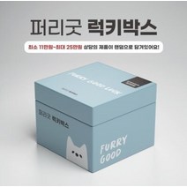 [퍼리굿] 프리미엄 럭키박스 랜덤박스 (식기세트 강아지옷세트 수건), 옵션선택