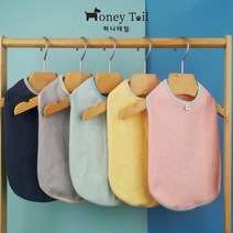 [바보사랑] 허니테일 강아지옷 티셔츠 민소매 나시티 실내복 애견의류 S-3XL[허니테일], 색상/사이즈:민트/M