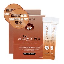 티트리트 여우효소 초코맛, 90g, 2개