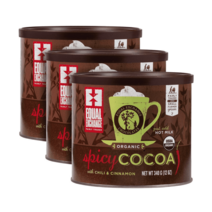 이퀄 익스체인스 오가닉 스파이스 코코아 Equal Exchange Organic Spicy Cocoa 340g 3팩, 1개