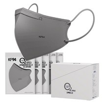오투에어라이트 KF94 새부리형 마스크 대형 100매 국산, 1개입, 100개, 그레이