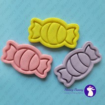 사탕 (2) 쿠키커터 / 화이트데이 선물 / 사탕 쿠키 / 캔디 쿠키커터 / 쿠키 만들기, (B) 3.4 x 6.0 cm