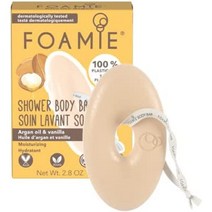 독일 포미 Foamie Body Bar 아르간오일 & 바닐라 샤워 바디바 미용비누 80g, 2팩