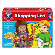 Orchard Toys Moose Games 쇼핑 목록 경주 재미있는 메모리 게임에서 식료품을 수집하세요. 만 3-7세. 2-4인용