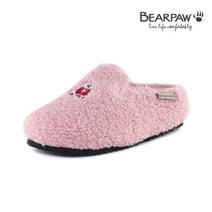 [정품인증] 271025 베어파우 베어파우(BEARPAW) 키즈 뽀글이 슬리퍼 MINDY BEAR KIDS 핑크(K818079ND-K)