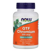 나우푸드 GTF 크롬 200mcg 250정