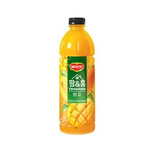 칠성 탕비실 손님대접 가족간식 델몬트 팜앤홈망고 주스 과즙음료 과일주스 생과일 1.2L 6개, 25세트