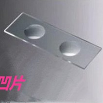 광학현미경 유리 재사용 가능 이중 오목한 현미경 블랭크 슬라이드 바이오 과학 생물 5 개입
