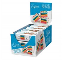 COOKIES UNITED ALWAYS FRESH 오리지널 얼티메이트 파티 무지개 레인보우 케이크 핑거푸드 3개입 12개