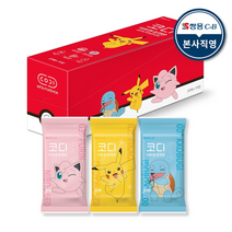 코디 아트앤 포켓몬 휴대용 물티슈 20매 10팩, 상세 설명 참조