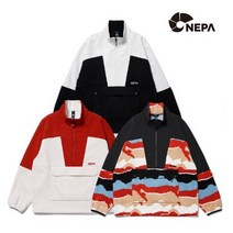 네파 NEPA 송파점 여성 3컬러 지퍼가 내장된 캥거루 포켓 주머니로 소지품을 안전하게 수납 가능 C-TR 지리산 플리스 아노락 반집업 자켓 SP