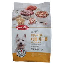 바우와우 더블 치즈롤 소고기 & 연어 1kg (200g x 5팩), 1개
