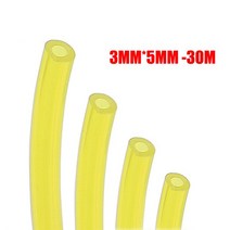 오토바이연료탱크 연료첨가제 엔진 경유통30M 15M 타이곤 연료 가솔린 가스 라인 파이프 오일 튜브 오토바, 04 3MMX5MM 30M