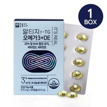 식약처기능성인증 애플트리 김약사네 알티지 오메가3 EPA DHA 비타민D 비타민E RTG오메가3 추천 노르웨이산 식약처인증 rTG오메가3, 2개월분, 60캡슐x2개