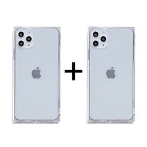 1+1 아이폰 11 프로 케이스 사각 투명 11pro