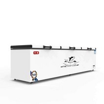 냉장 냉동 평대 쇼케이스 반찬 젓갈 진열 마트 냉장고, 458L 단일 온도 동관 지능형 온도 조절