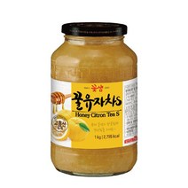 꽃샘 꿀 유자차 1kg, 1