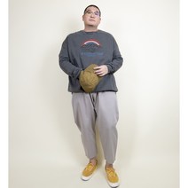 빅사이즈 워싱 4컬러 배기 와이드팬츠 오버핏 뚱뚱한남자 아메카지