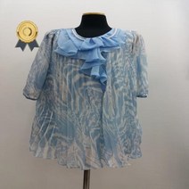 넥 진주장식 쉬폰 원피스 롱 숏 데일리 20대 30대 루즈핏 블라우스 레이스 패턴 모던 무난한 빅사이즈 여름 반팔 브라우스 면마 시원한여름 정장