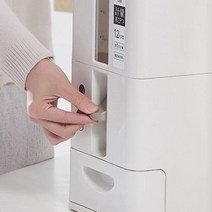 든든한한끼 진공 쌀통 쌀뒤주 진공통 밀폐 사료통 쌀디스펜서 쌀보관통 쌀독 미니 잡곡통, 옵션3 쌀통, 12kg