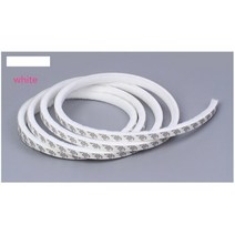 브러시 스트립 자체 접착 도어 창 씰링 3 미터/5 미터 홈 방음 방풍 개스킷, 9mmX9mmX5M, White