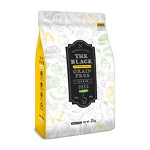 노마진 더블랙 오리 그레인프리 강아지 사료 눈&장건강 2kg 1개