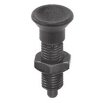 Kipp 03093-2412AO Steel Indexing Plungers Without Collar H Style Locking Pin Hardened Inch 3/4-1, 1, 78 mm Length, 3/4-16