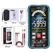 멀티미터 새로운 9999 카운트 디지털 멀티미터 스마트 자동 범위 1000V 검전기, 중국, GD128 블루