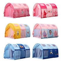 인테리어 가정용 텐트 실내놀이 공주텐트 침대텐트 동굴텐트, #소피아 공주, 100cm