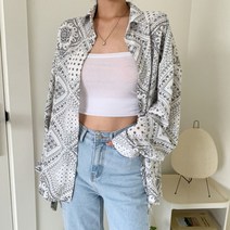[바보사랑] 겟잇미 부더논 데일리 에스닉 긴팔 남방