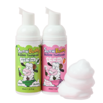 [스노우버디] 거품치약 2종 딸기+민트 (45mlX2), 민트+민트