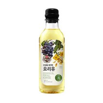 CJ제일제당 풍미 백설 건강을 생각한 요리유 튀김용 캠핑식용유 업소용 전부침 500ml 새우튀김 식용류오일, 4개