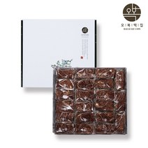오복떡집 떡 팥시루떡 완두베기 찰떡 찹쌀떡 완두콩떡 수제떡 답례떡 개업 이사 떡주문 떡선물 아침대용 간식 어르신 부모님 선물 세트 개별포장, 21개, 75g