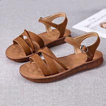 낮은굽 편한 여자 외출 패션 슈즈 캐주얼 스트랩 샌들