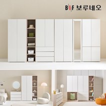 보루네오 비긴 옷장 이불장 장롱 장농 안방 작은방 자취방 원룸 학생 아이 1인 6자 7자 8자 9자 10자 11자 12자, 2400세트, Z세트, 핑크 BS128