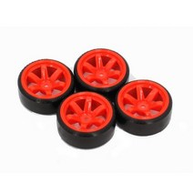 rc 휠 타이어 4Pcs RC 드리프트 자동차 바퀴 세트 하드 Kyosho MST Yokomo 3 레이싱 HSP Tamiya DS5 Drifting USUKANI, 오렌지-A
